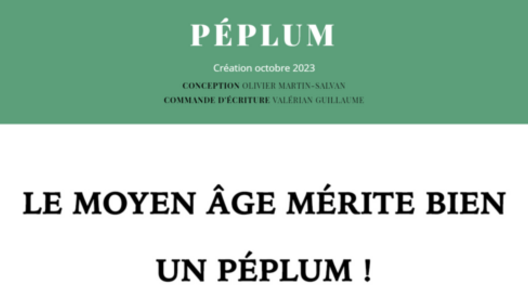 PEPLUM MÉDIÉVAL