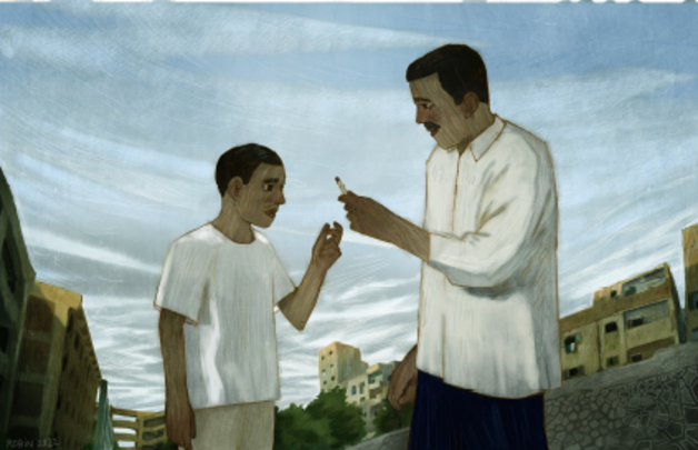 le jour ou j'ai fumé une cigarette avec mon père