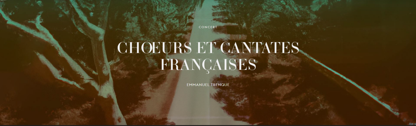 choeur et cantate